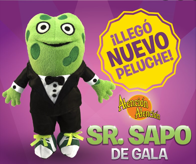 Peluche Sapo Gala (Edición Limitada)