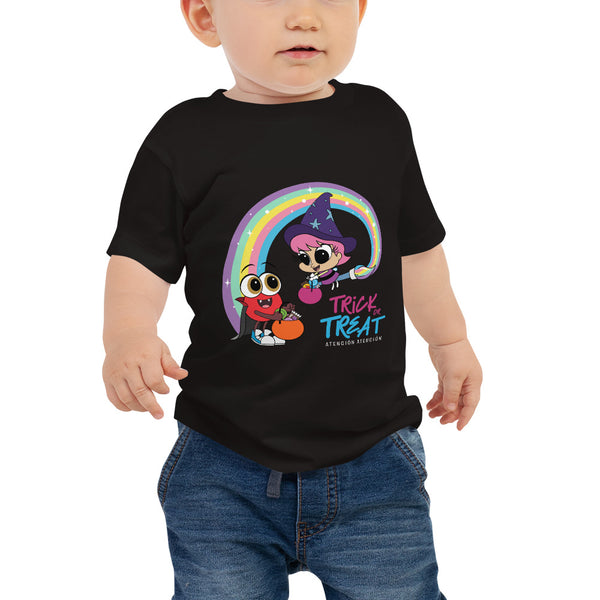 Camiseta para bebé Trick or Treat Pulga y Tapita