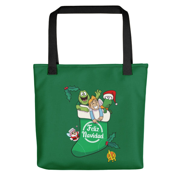 Bolsa de tela Bota Navidad