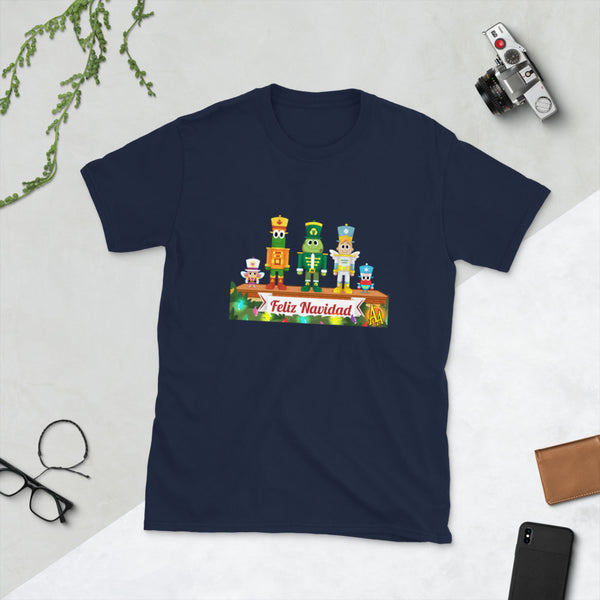 Camiseta de manga corta Unisex Cascanueces Navidad