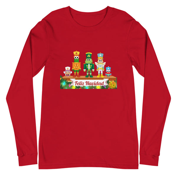 Camiseta manga larga Unisex Cascanueces Navidad