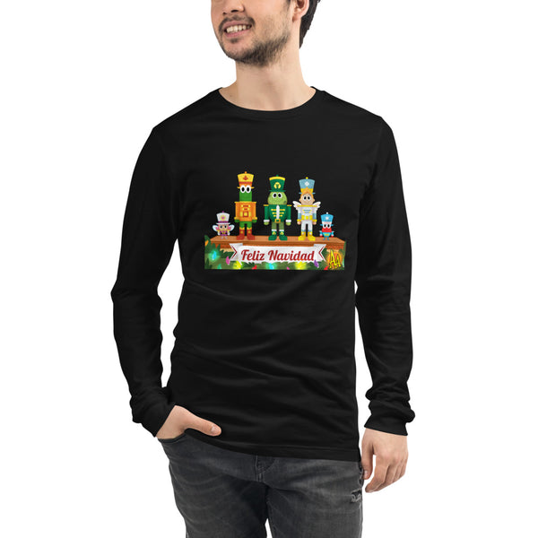 Camiseta manga larga Unisex Cascanueces Navidad