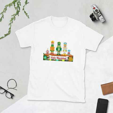 Camiseta de manga corta Unisex Cascanueces Navidad