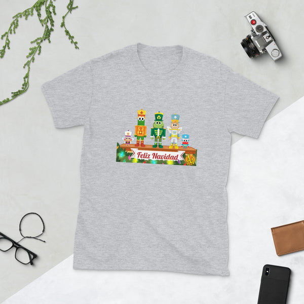 Camiseta de manga corta Unisex Cascanueces Navidad